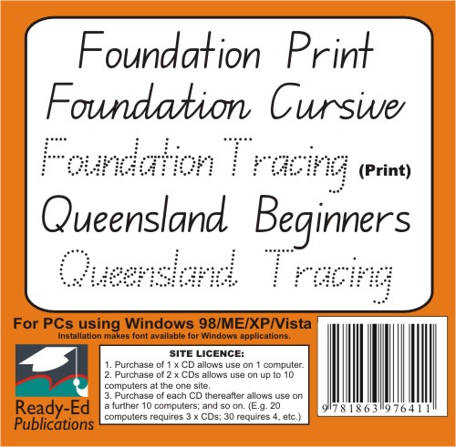 Download Handwriting Font Cd Foundation And Queensland Beginners Ready Ed Publications SVG Cut Files